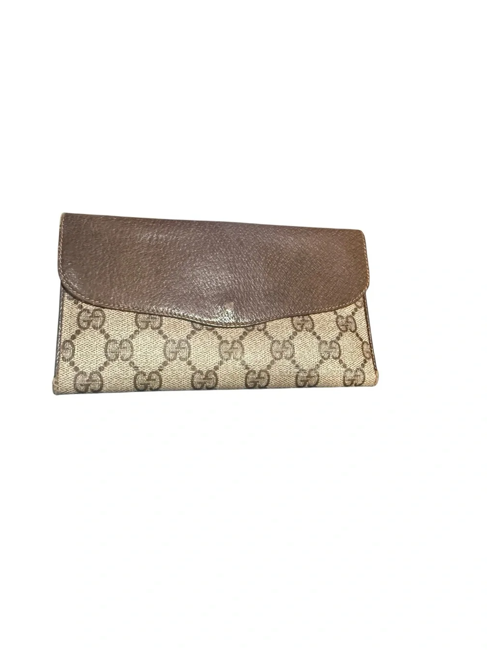 Vintage 1970s Gucci Accessory Collection GG Supreme Continental Wallet - Picture 6 of 14